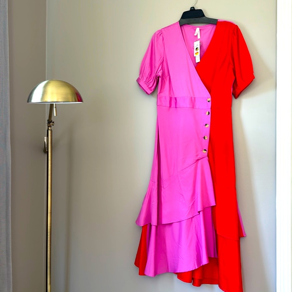 Tiered hem dress